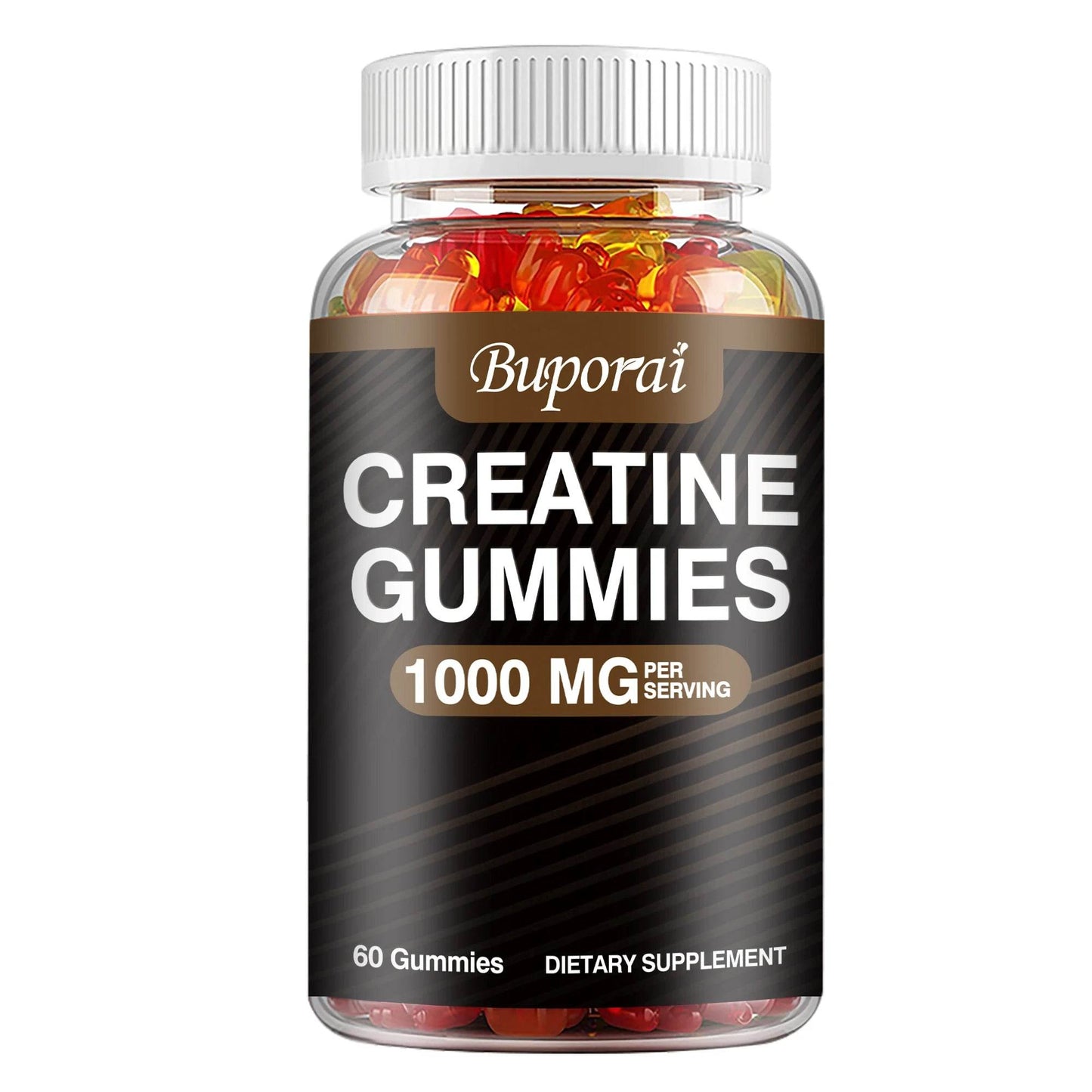 Creatine Monohydrate - Boost Energy, Build Muscle Mass, and Improve Athletic Performance - 60 Gummies 60 Gummies United States
