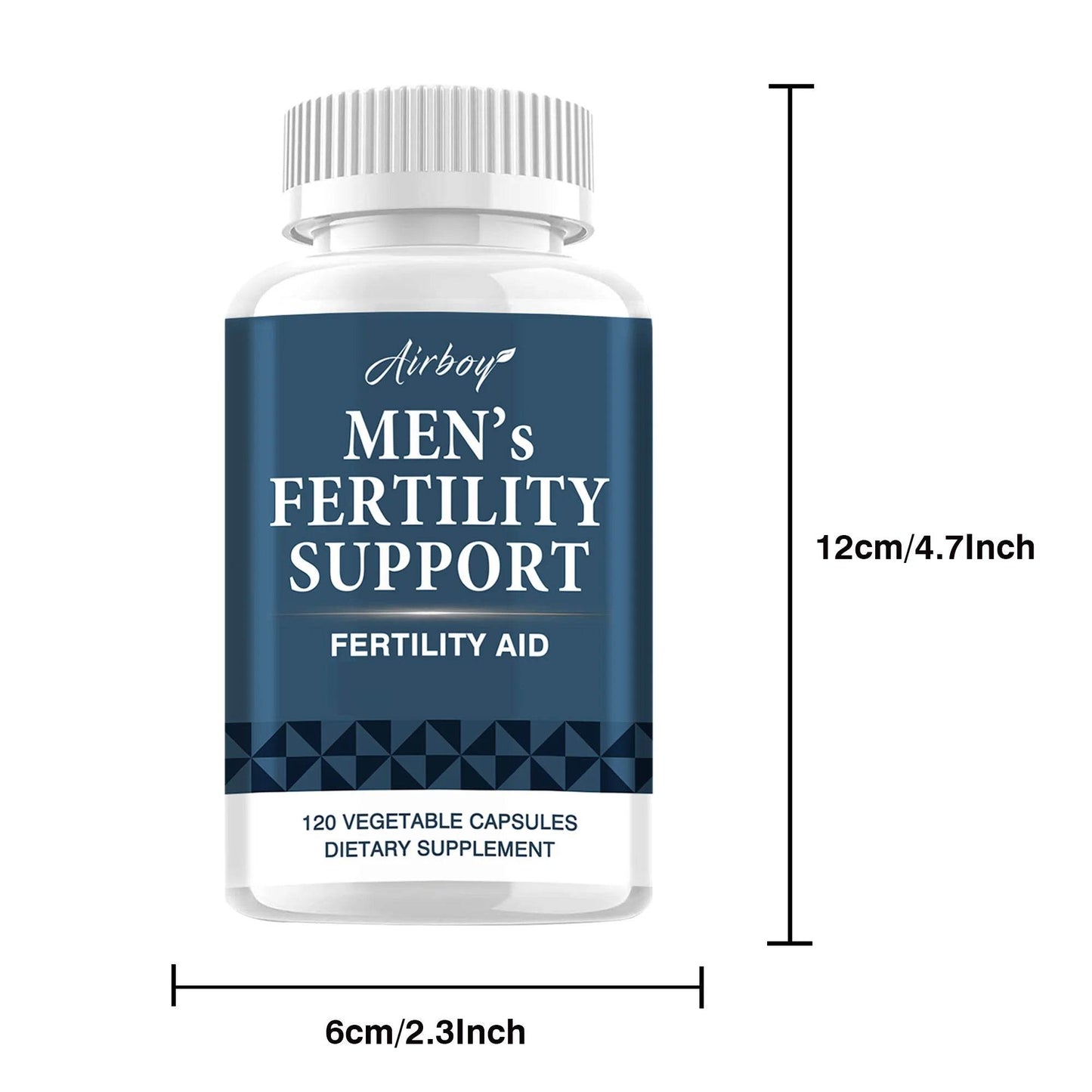 Men's Health Supplement - More Virile Male Performance and Boost in Self-confidence, Support Lean Muscle - 120 Capsules