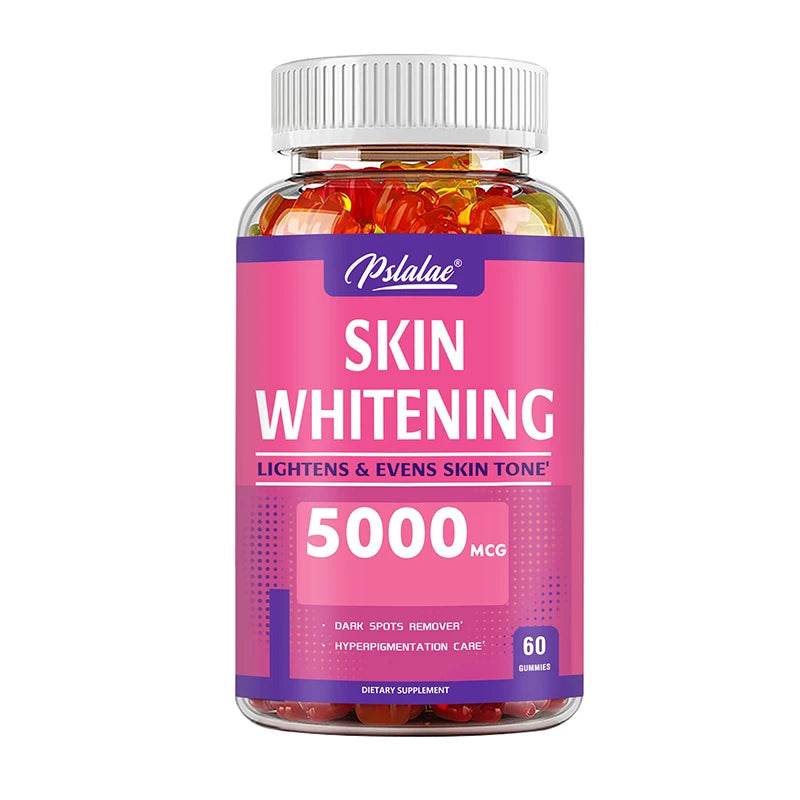 Skin Whitening - Even Out Skin Tone and Enhance Natural Glow, Premium Formula - 60 Gummies 60 Gummies United States