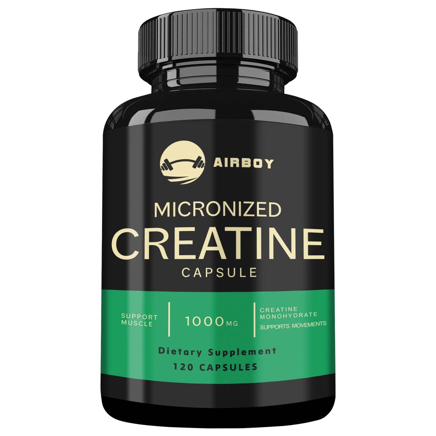 Micronized Creatine Capsules - for Muscle Endurance, Build Muscle & Enhance Performance - 120 Capsules 120 Capsules United States