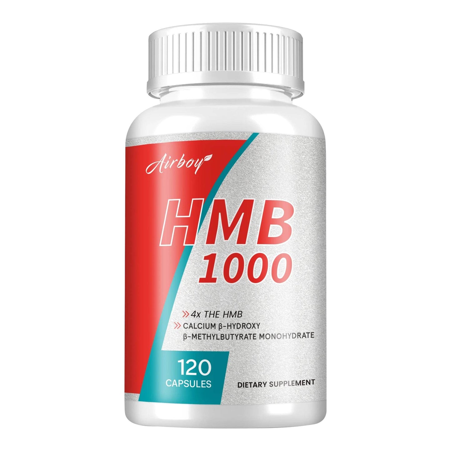 HMB Supplements - Improves Endurance, Builds Lean Muscle Mass and Promotes Muscle Recovery - 120 Capsules 120 Capsules United States