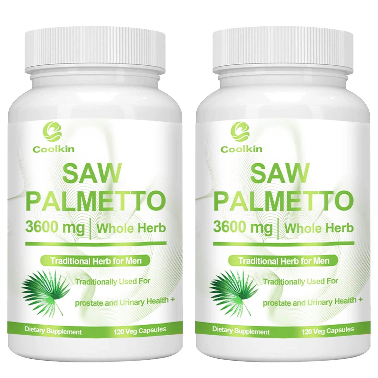 Saw Palmetto - Promotes Hair Growth and Urinary Support, Prostate Health, Prevents Hair Loss - 120 Capsules Two - More favorable United States