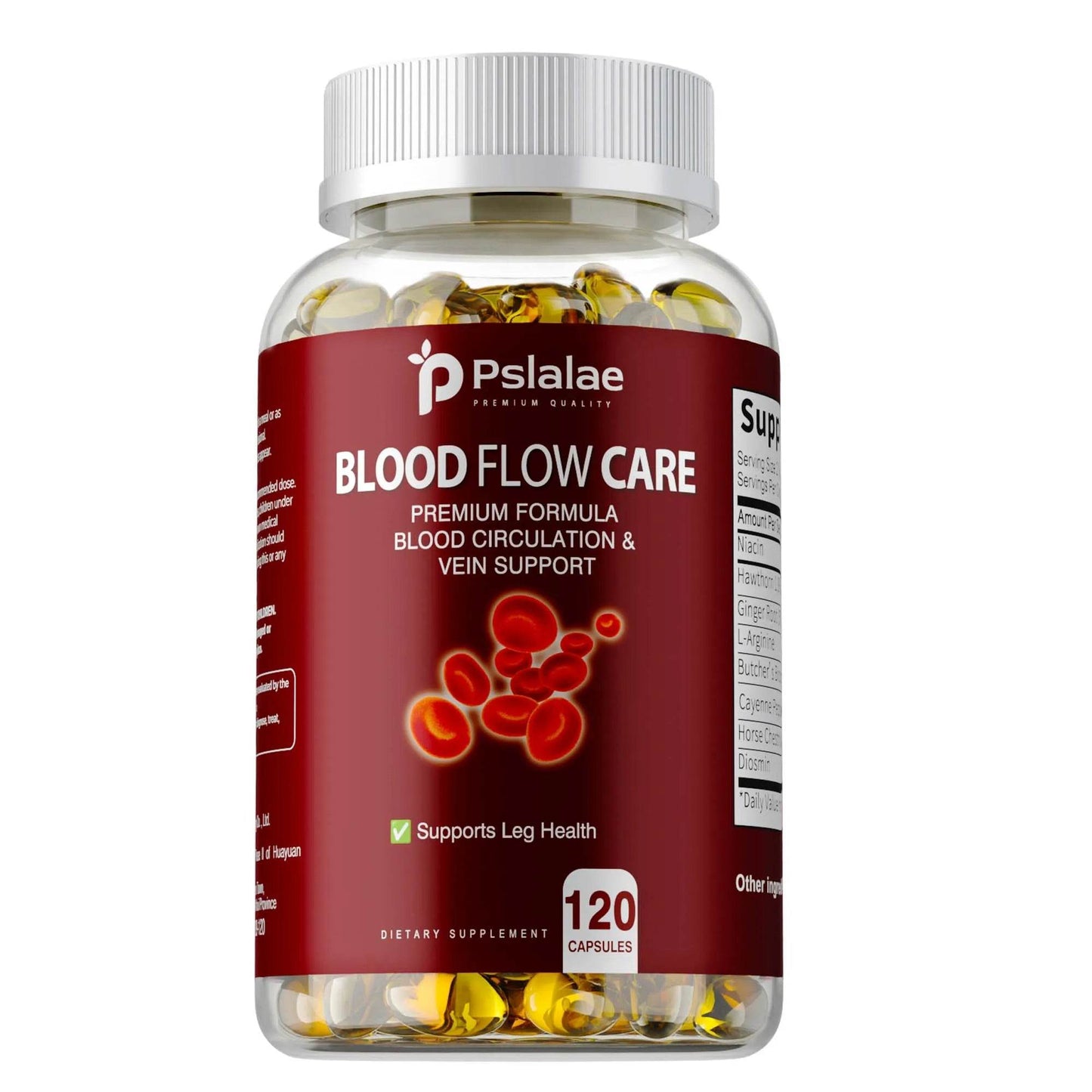 Blood Flow Care - Balance Blood Pressure, Support Heart, Cardiovascular Health, Promote Blood Circulation - 120 Capsules One-Trial stage United States