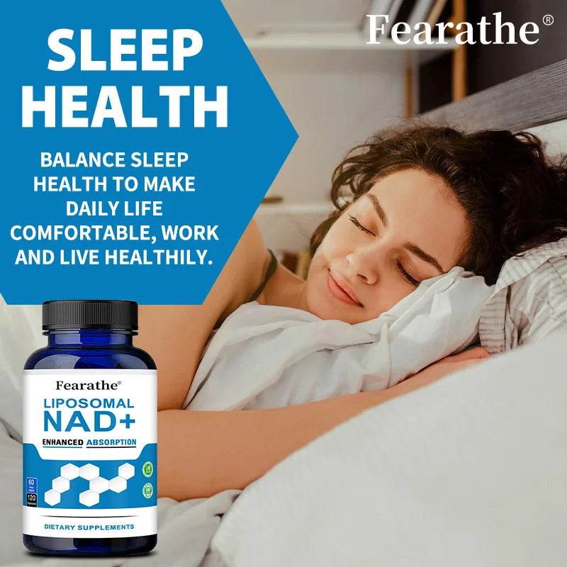 VIVALIFER Liposomal NAD+ Supplement for Super Absorption, Anti-Aging, Energy and DNA Repair, Brain Function