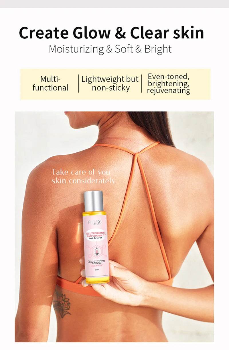 AILKE Vitamin C Moisturizing And Brightening Skin Tone Massage Essential Oil, Smooth, Soft Skin, For All Skin Types