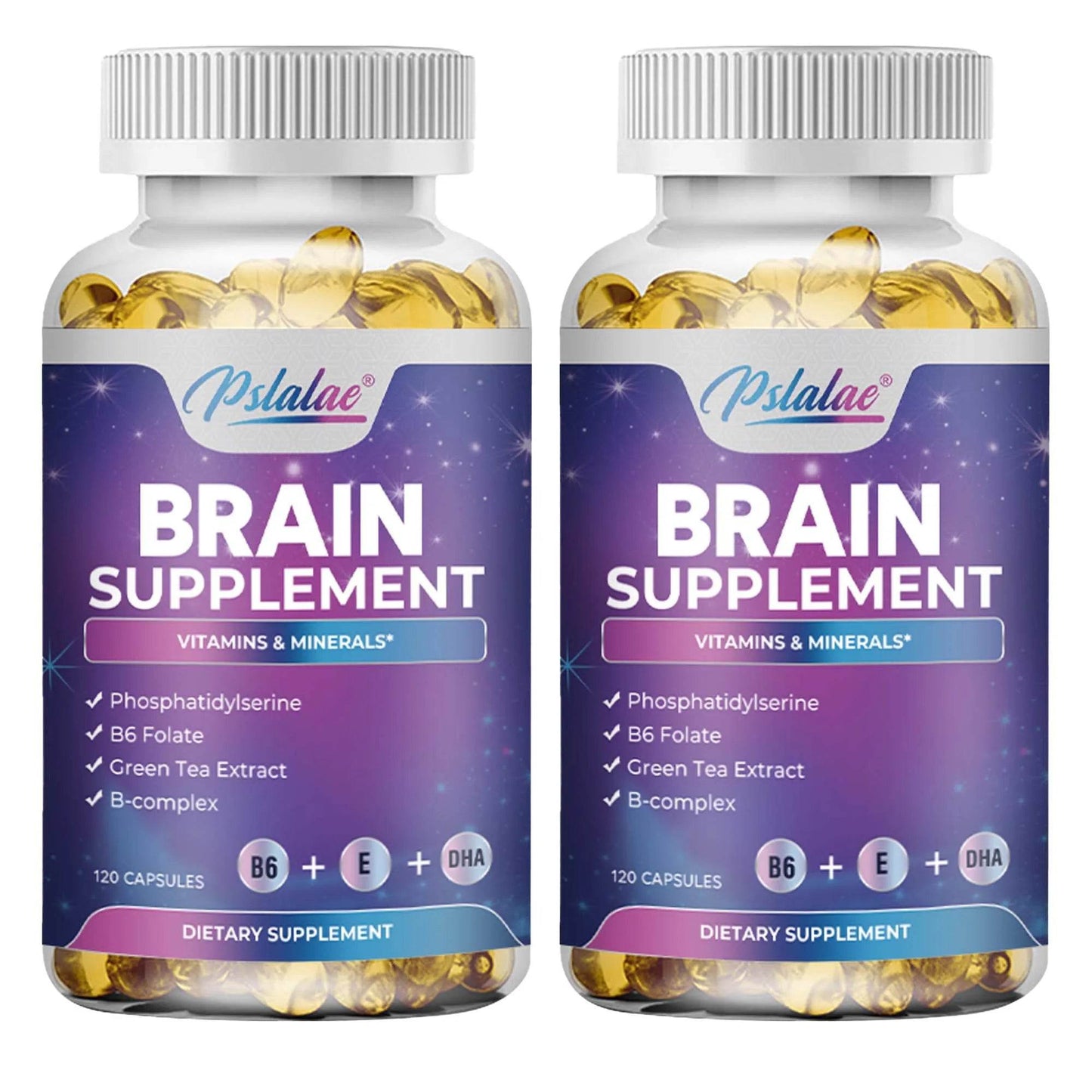 Brain Supplement - Memory, Focus, Clarity, Energy Brain Supplement - 120 Capsules Two-More favorable United States