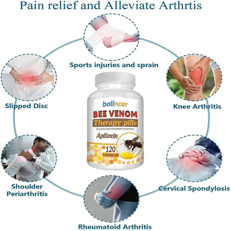 Balincer Bee Venom Extract Supplement, Can Reduce Muscle Problems, Strengthen Bones, Joint Health, Promote Blood Circulation