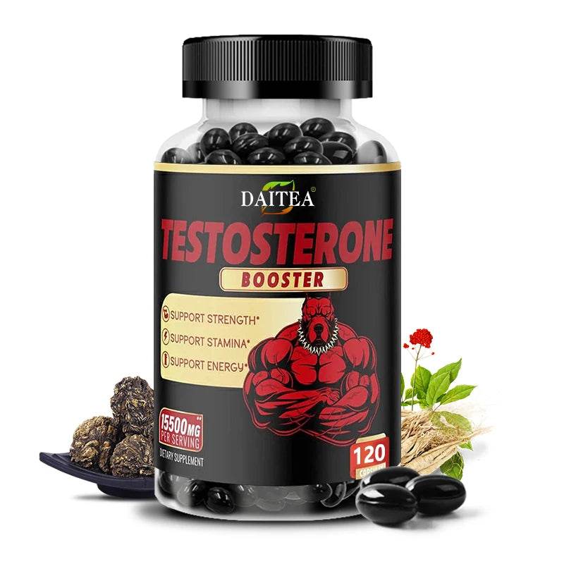Natural Energy Supplement for Men - Boost Strength, Energy - Endurance Test Supplement, Muscle Growth United States 120count