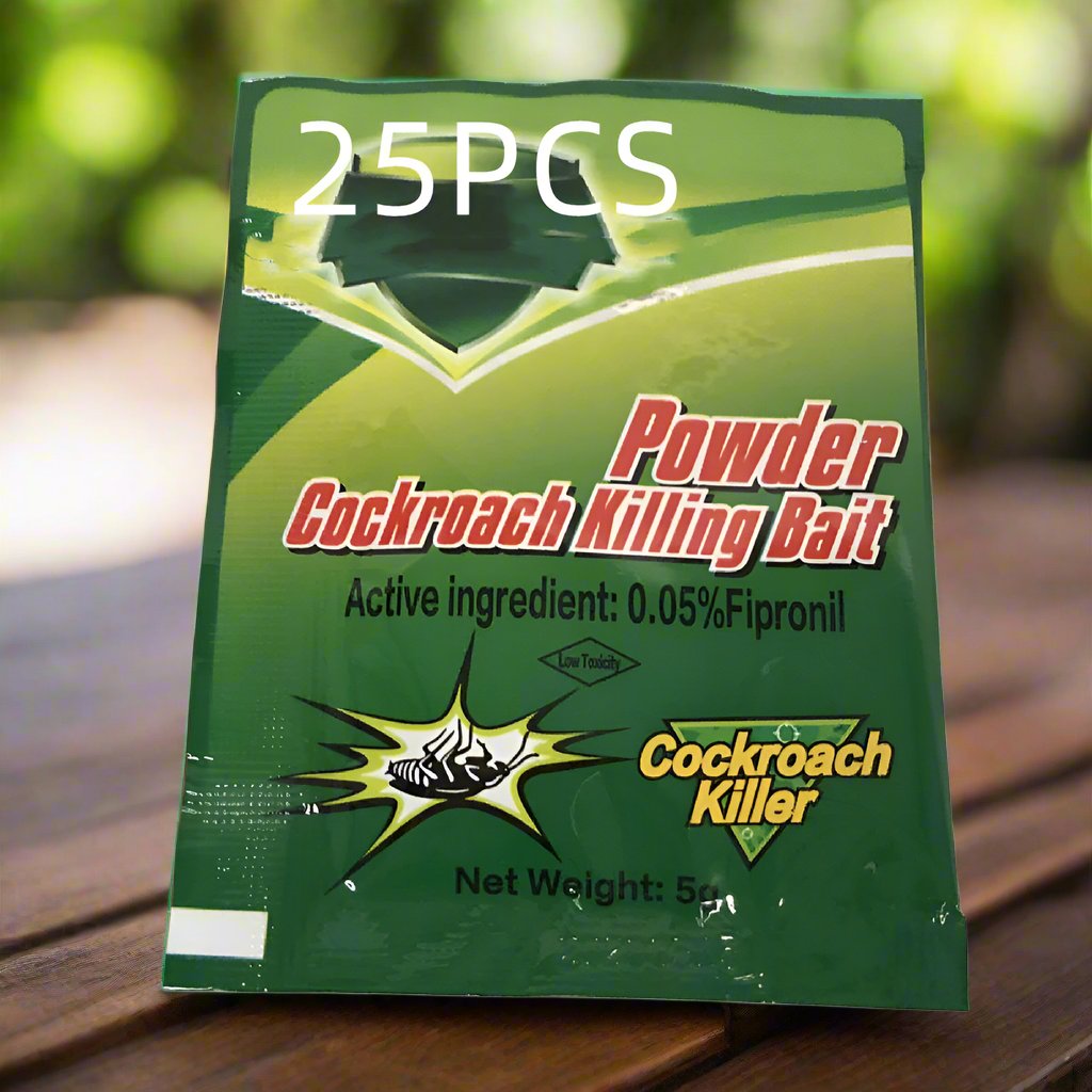 25 Pcs Effective Cockroach Bait Powder for Pest Control
