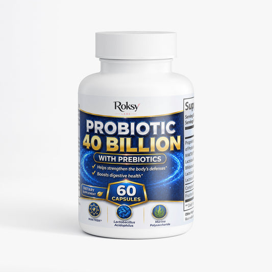 Probiotic 40 Billion with Prebiotics 60 Capsules