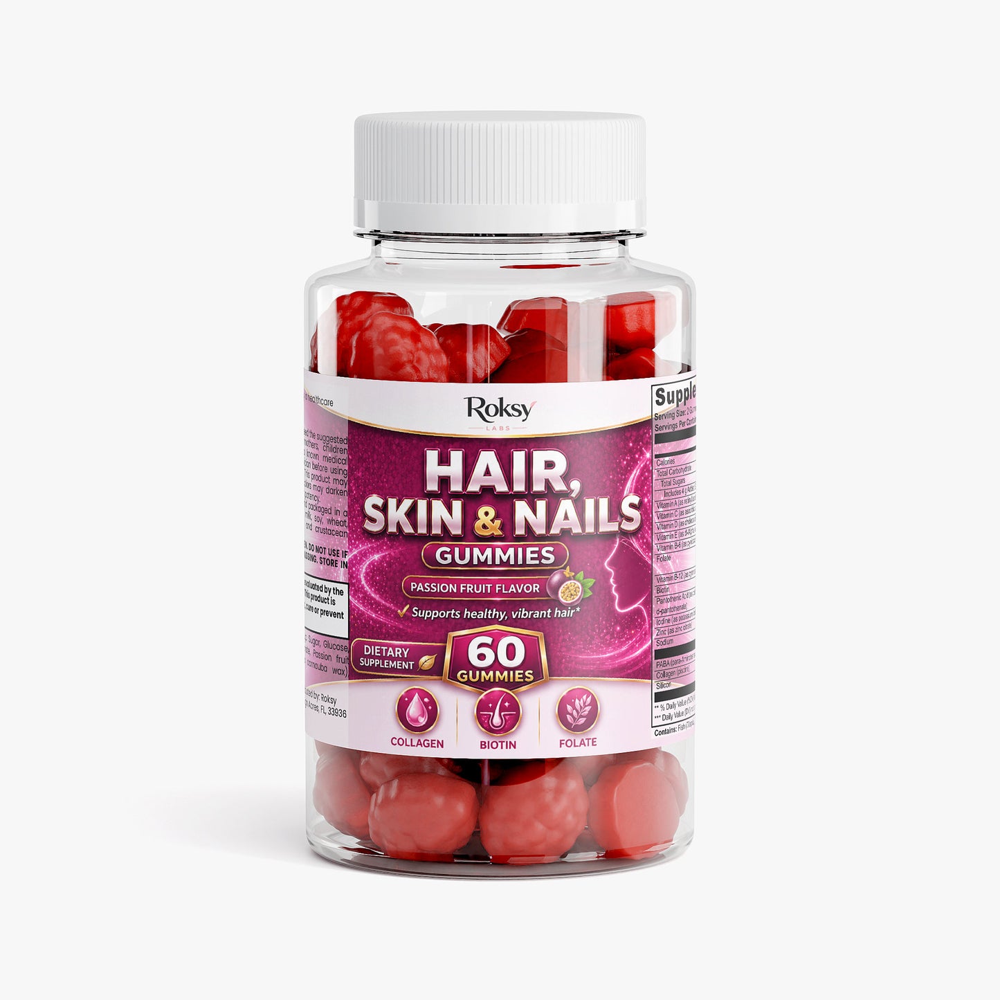 Cheveux, Peau & Ongles 60 Gommes