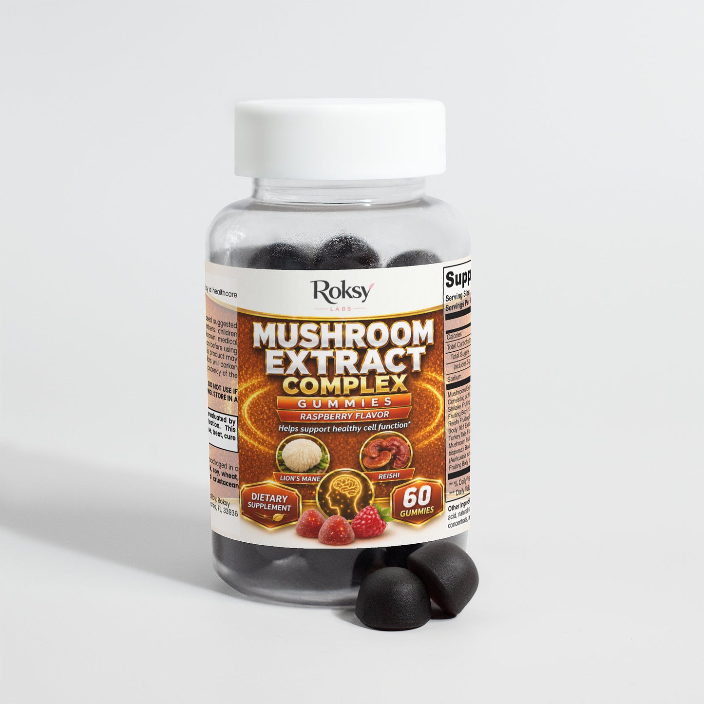 Mushroom Extract Complex 60 gummies