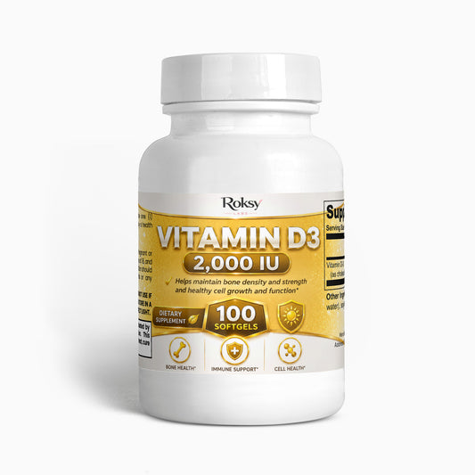 Vitamin D3 2,000 IU 100 softgels