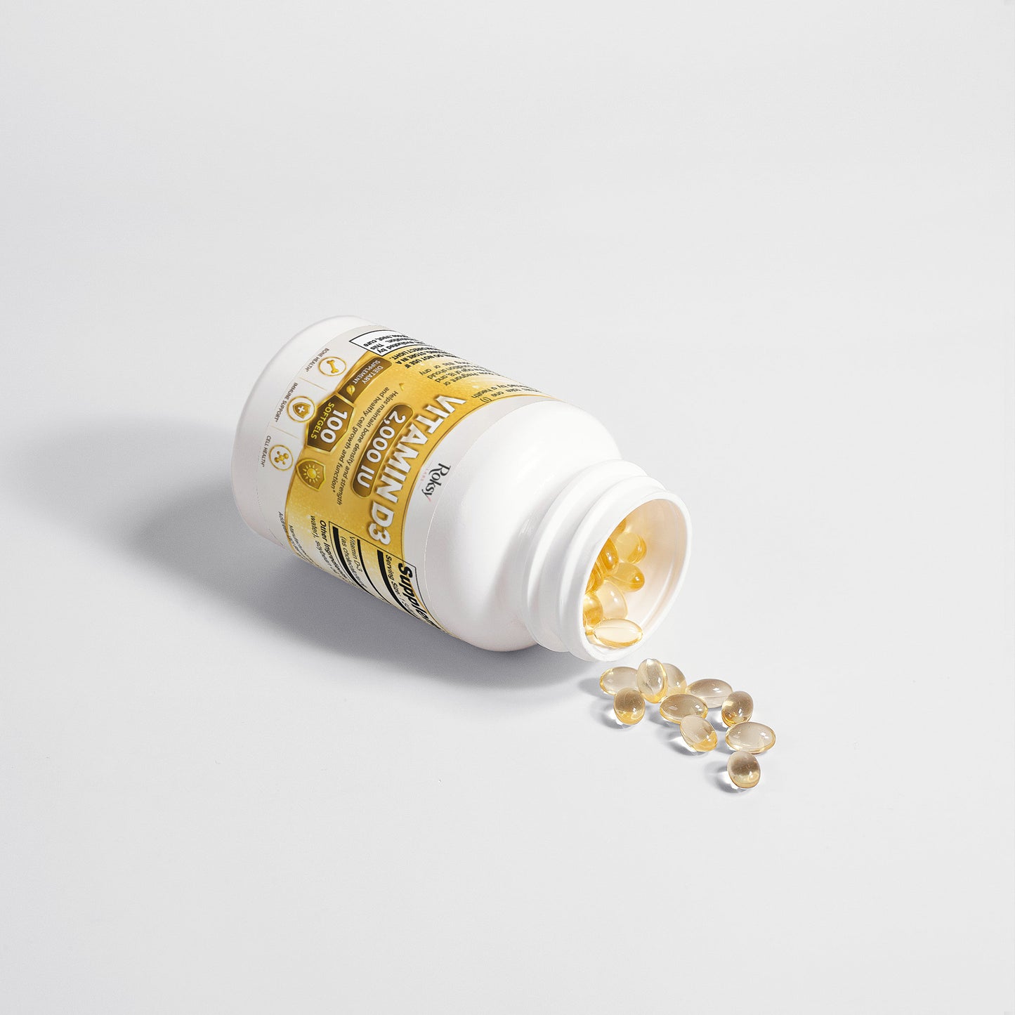 Vitamine D3 2 000 UI 100 capsules molles