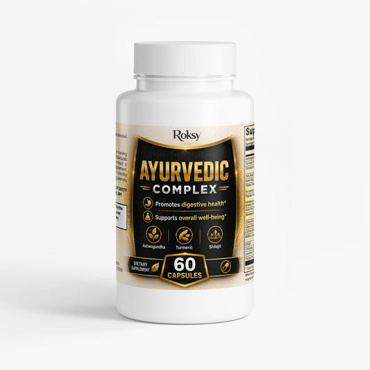Ayurvedic Complex 60 caps Ashwagandha, Turmeric, Magnesium Stearate