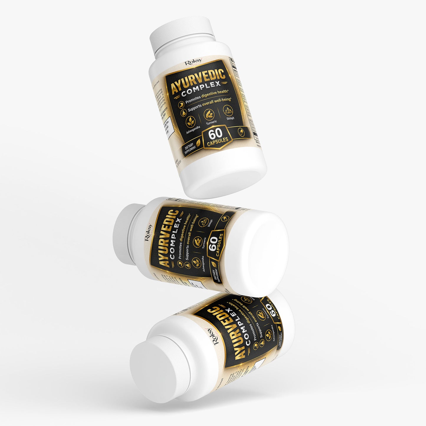 Ayurvedic Complex 60 caps Ashwagandha, Turmeric, Magnesium Stearate