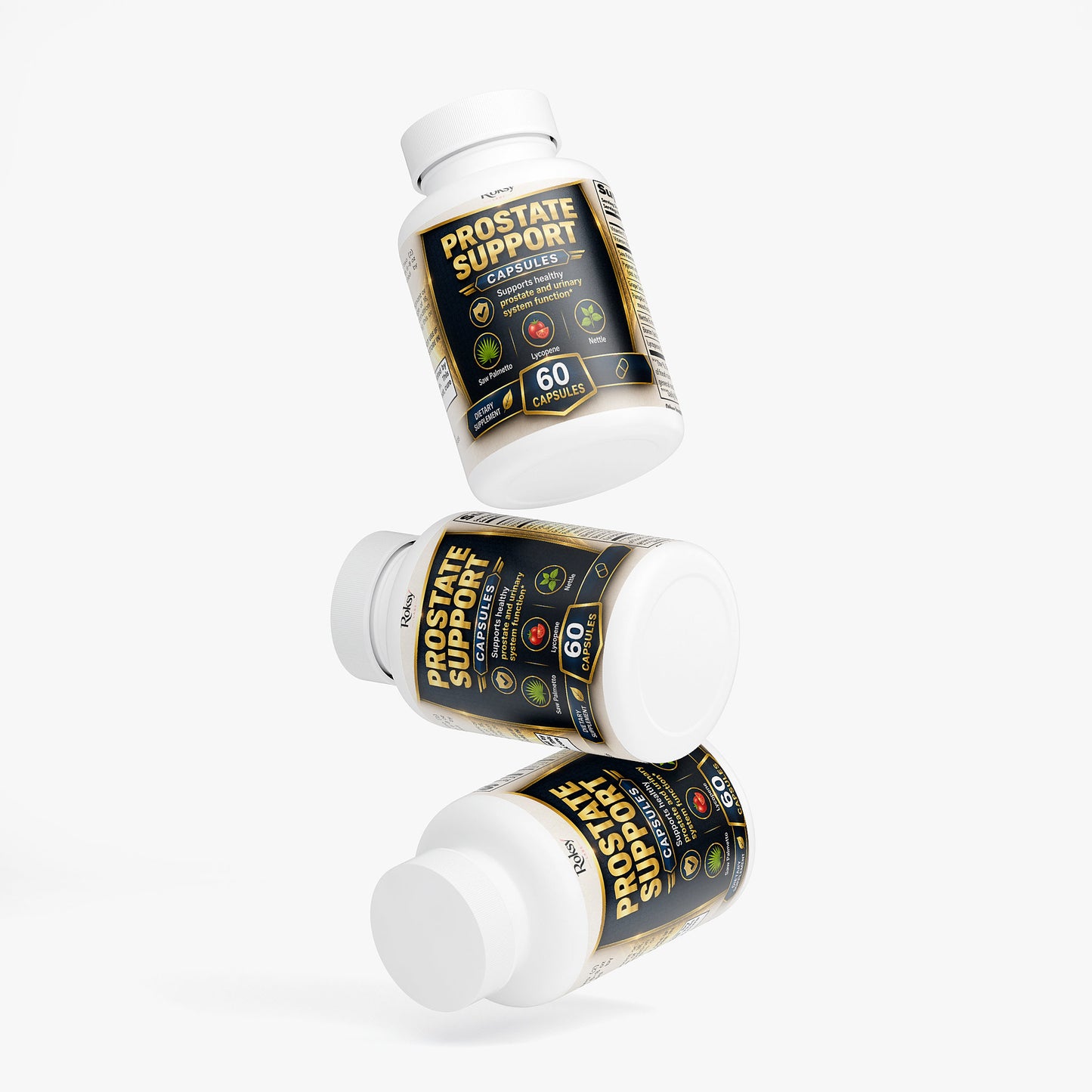 Prostate Support 60 Caps Saw Palmetto Nettle Pumpkin Seed Lycopene