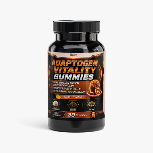 Adaptogen Vitality Gummies 30 Gummies – Lion’s Mane Mushroom Blend
