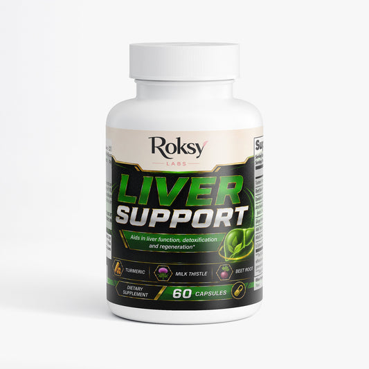 Liver Support with Milk Thistle - 60 Capsules Detox With Turmeric Beet Root