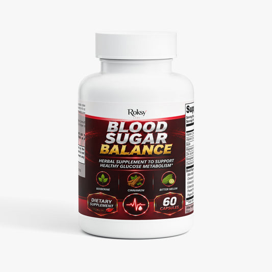 Blood Sugar Advanced Balance | 23 Herbs Vitamins and Minerals | Bitter Melon Cinnamon Ashwagandha | 60 Capsules