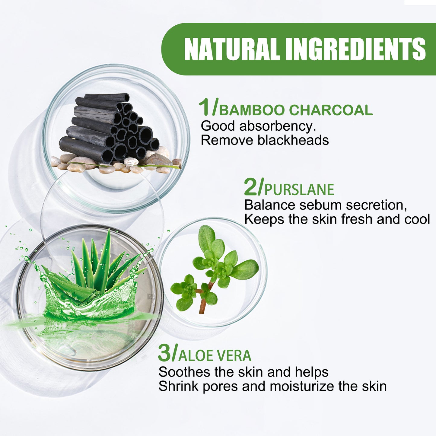 EELHOE Bamboo Charcoal Blackhead Removal Rip-Off Mask Moisturizing Blackhead Removal Acne Pore Shrinking Oil Control Mud Mask