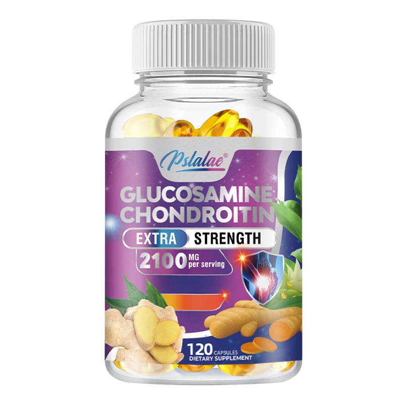 Glucosamine Chondroitin Joint Health Supplement with Turmeric Boswellia Quercetin 120 Capsules Support Mobility And Wellness One - Trial stage