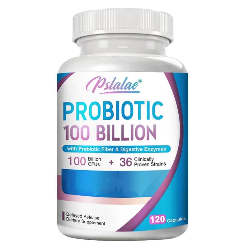 Probiotics 100 Billion - Supports Urinary Health, Promotes Digestive Regularity, and Balances Intestinal Bacteria - 120 Capsules 120 Capsules United States