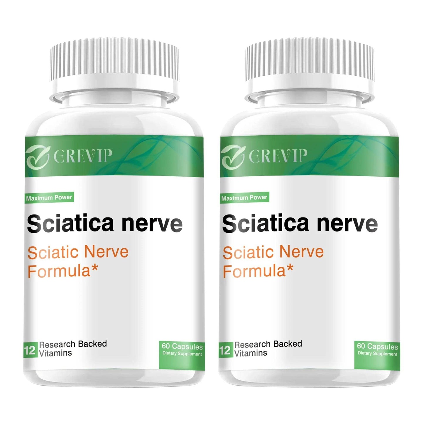 Sciatic Nerve Supplement - Nervous System and Joint Support - R-Alpha Lipoic Acid, Vitamin B Complex - 60 Capsules Two-More favorable United States