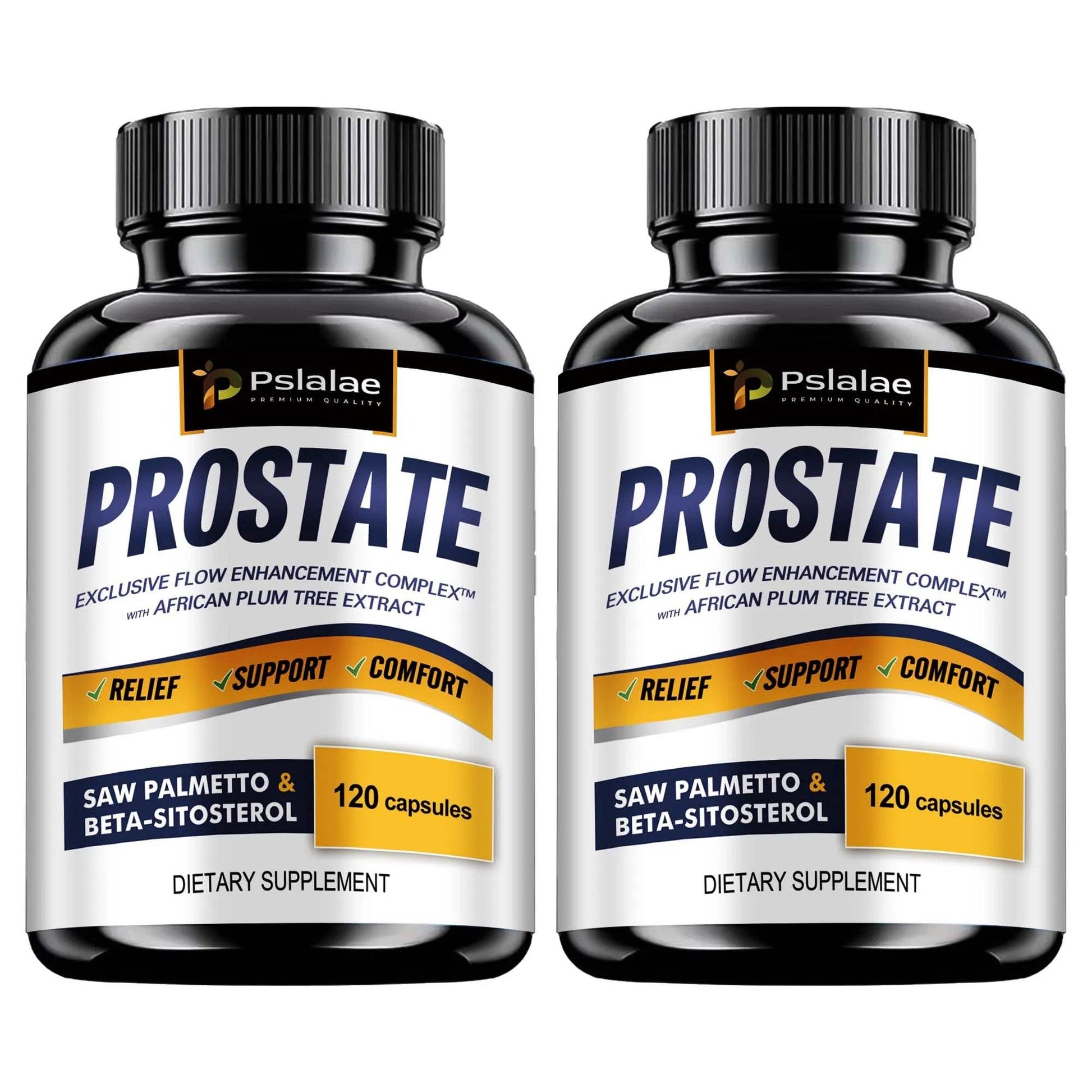 Prostate - Men's Prostate Health, Hair Growth, Urinary Tract Health, Frequent Urination - 120 Capsules Two-More favorable United States
