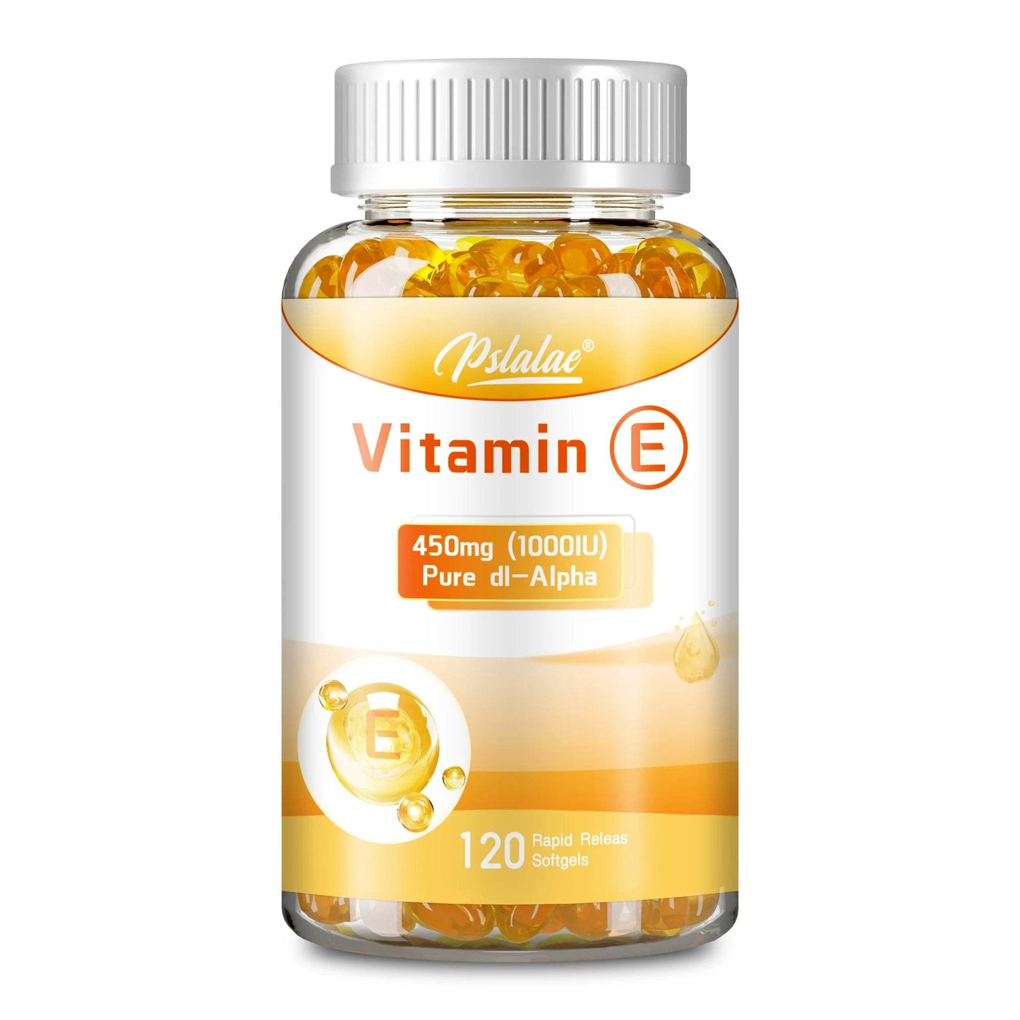 Vitamin E - Promotes Skin, Hair, Nails, Immune and Eye Health, Antioxidant - 120 Capsules One-Trial stage United States