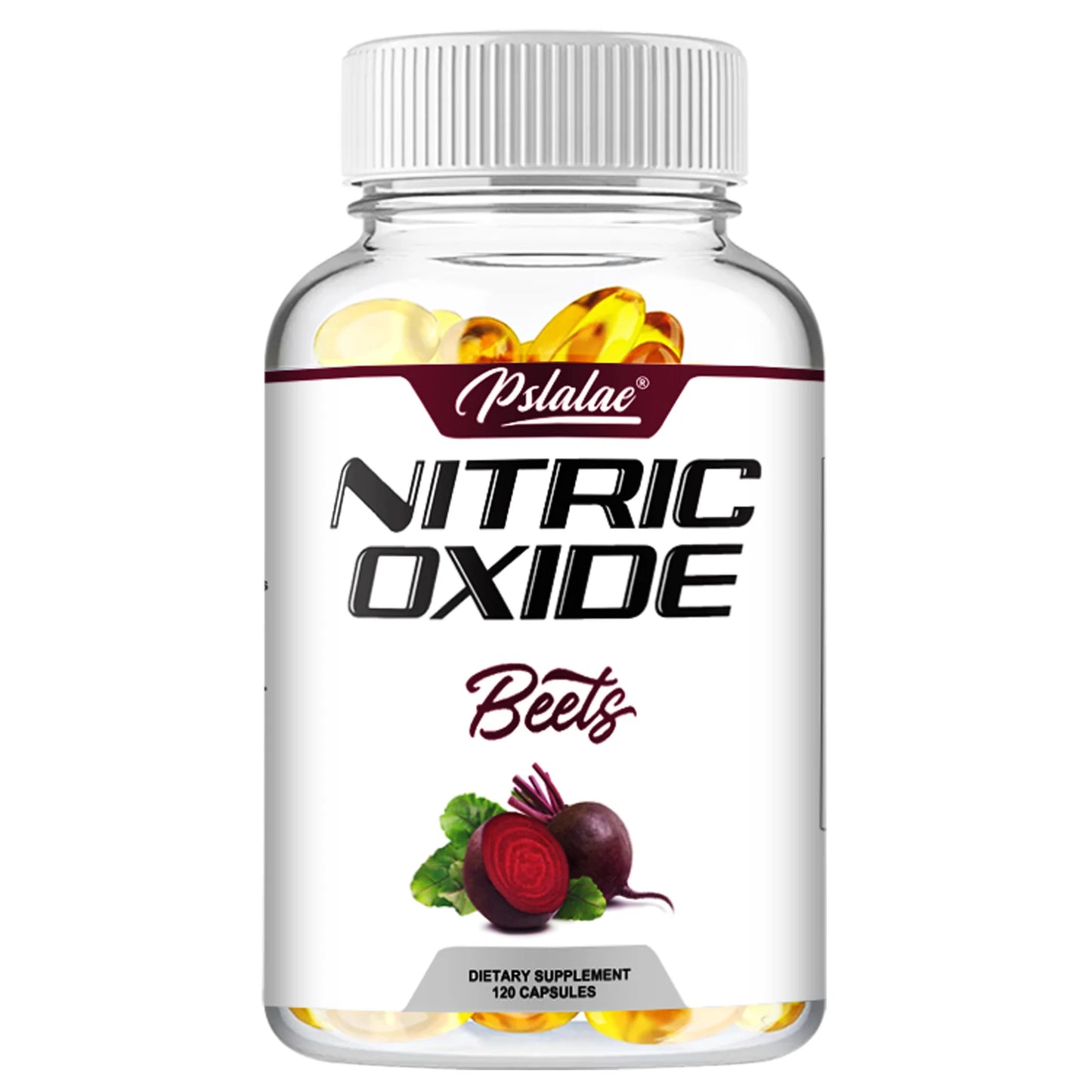 Nitric Oxide Beetroot Supplement – Natural Energy – Supports Heart Health - 120 Capsules