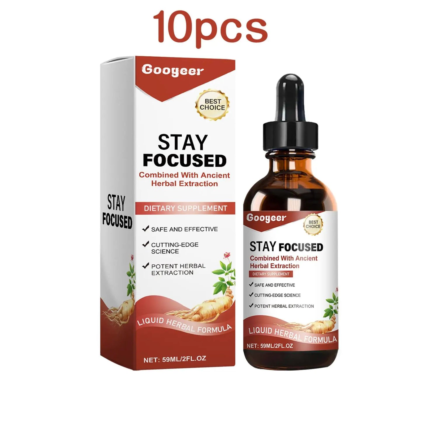 Googeer 59ml Ginseng Extract Drops Dietary Supplement Enhance Energy Immune Relieve Fatigue Herbal Health Entrance Drops buy 4 free 6 United States