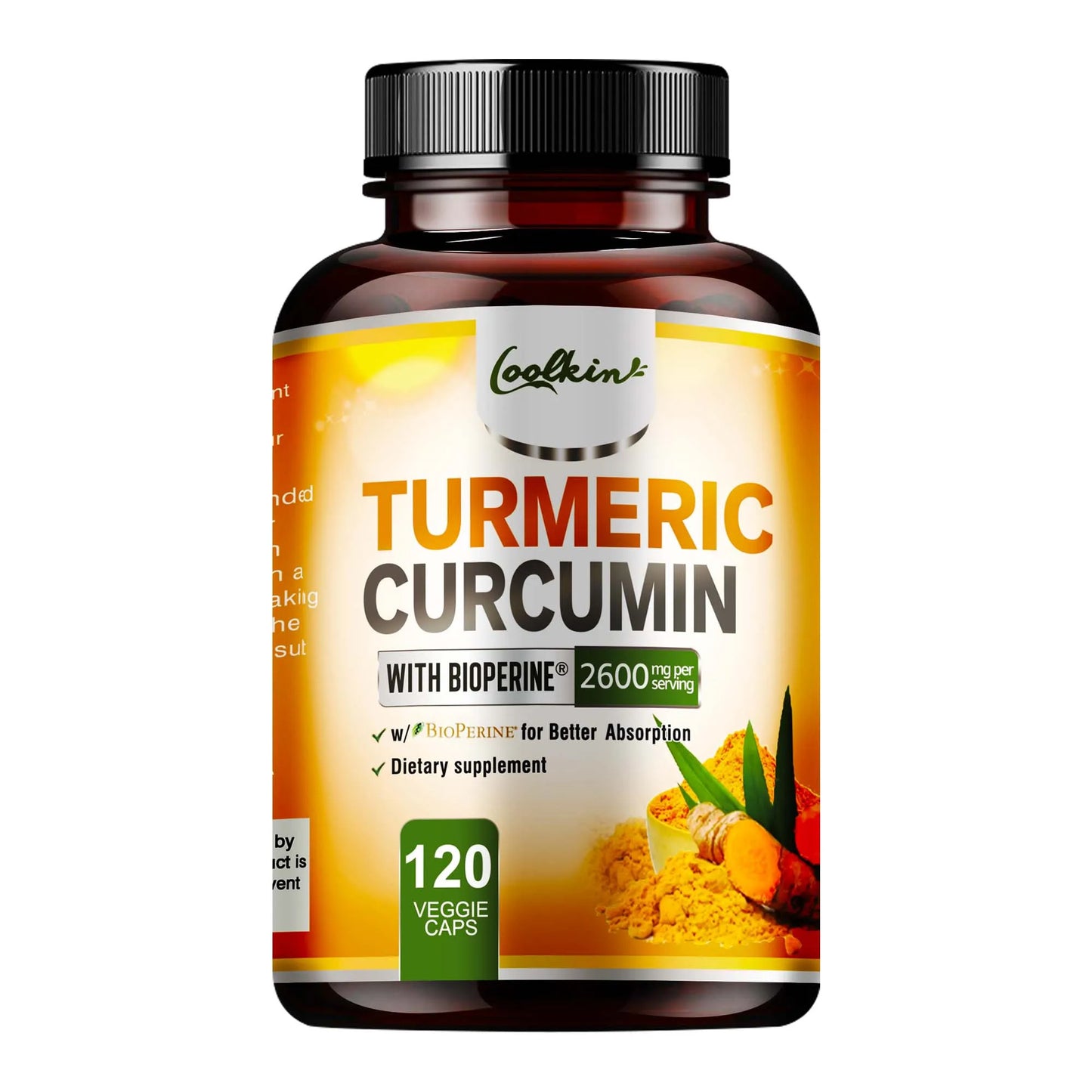 Turmeric Curcumin - 95% Curcumin & Bioperine - Highly Absorbable Turmeric Supplement, Joint & Digestion Health - 120 Capsules One - Trial stage United States
