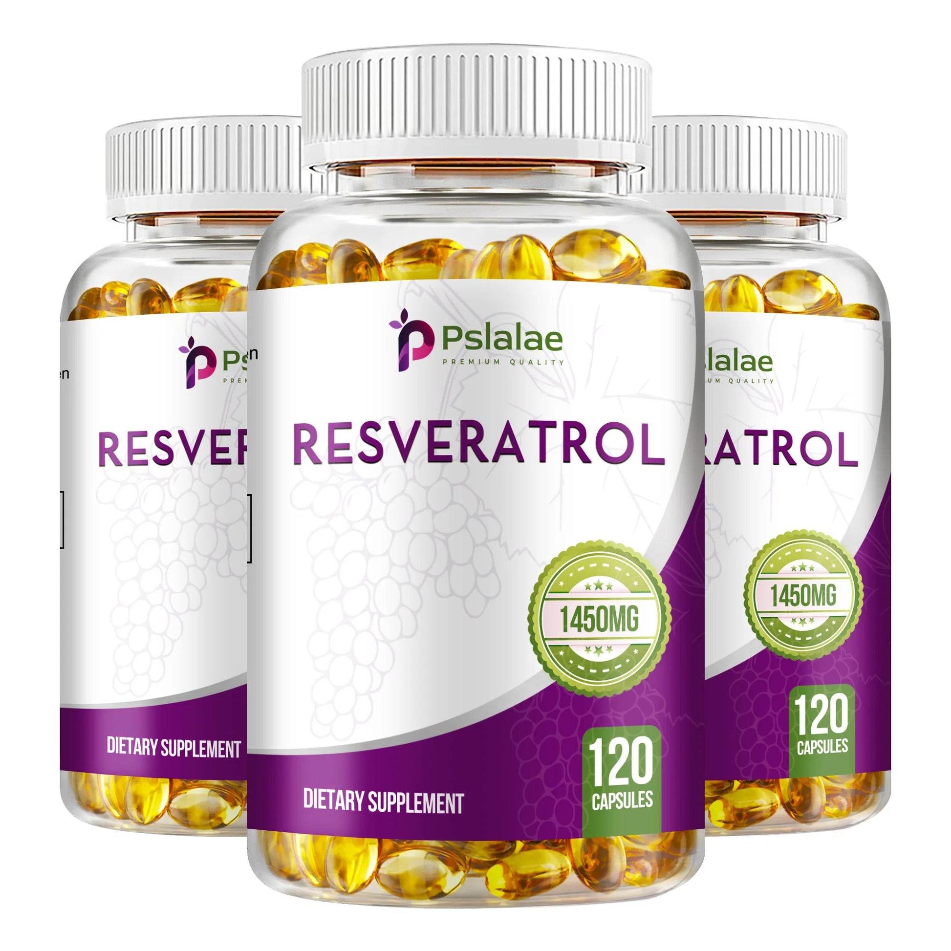 Resveratrol - Enhance The Immune System, Promote Skin Smoothness, Metabolism - 120 Capsules Three-More favorable United States