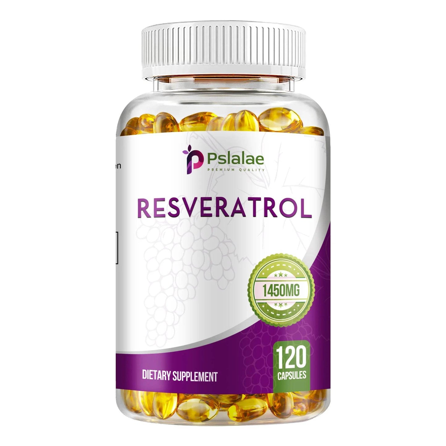 Resveratrol - Enhance The Immune System, Promote Skin Smoothness, Metabolism - 120 Capsules One-Trial stage United States