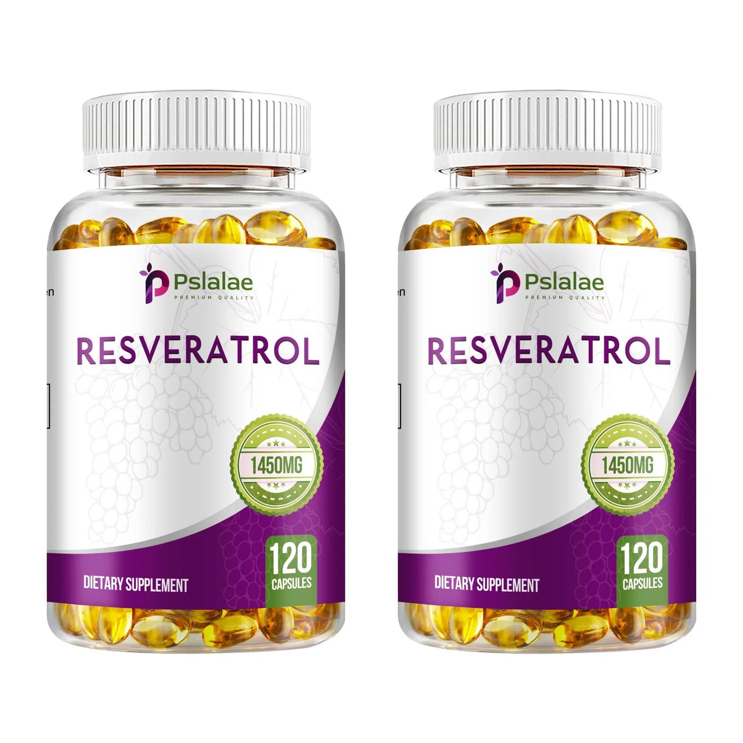 Resveratrol - Enhance The Immune System, Promote Skin Smoothness, Metabolism - 120 Capsules Two-More favorable United States