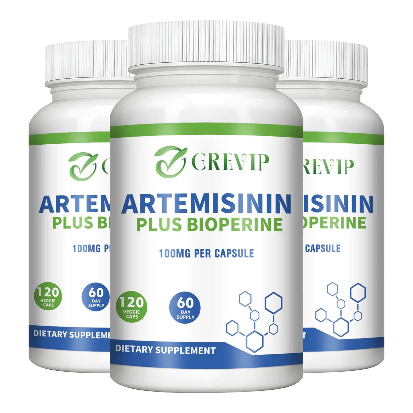 Artemisinin Supplement 100mg - Supports Digestion and Immunity, Improve Immune System, Supports Healthy Aging - 120 Capsules Three-Best choice United States