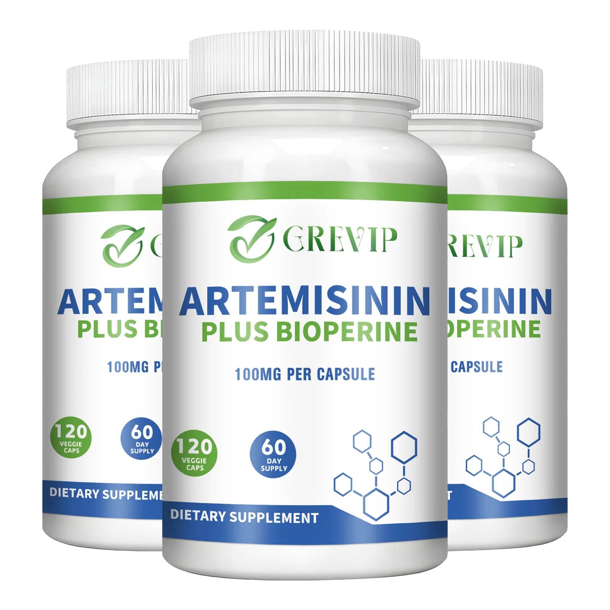 Artemisinin Supplement 100mg - Supports Digestion and Immunity, Improve Immune System, Supports Healthy Aging - 120 Capsules Three-Best choice United States