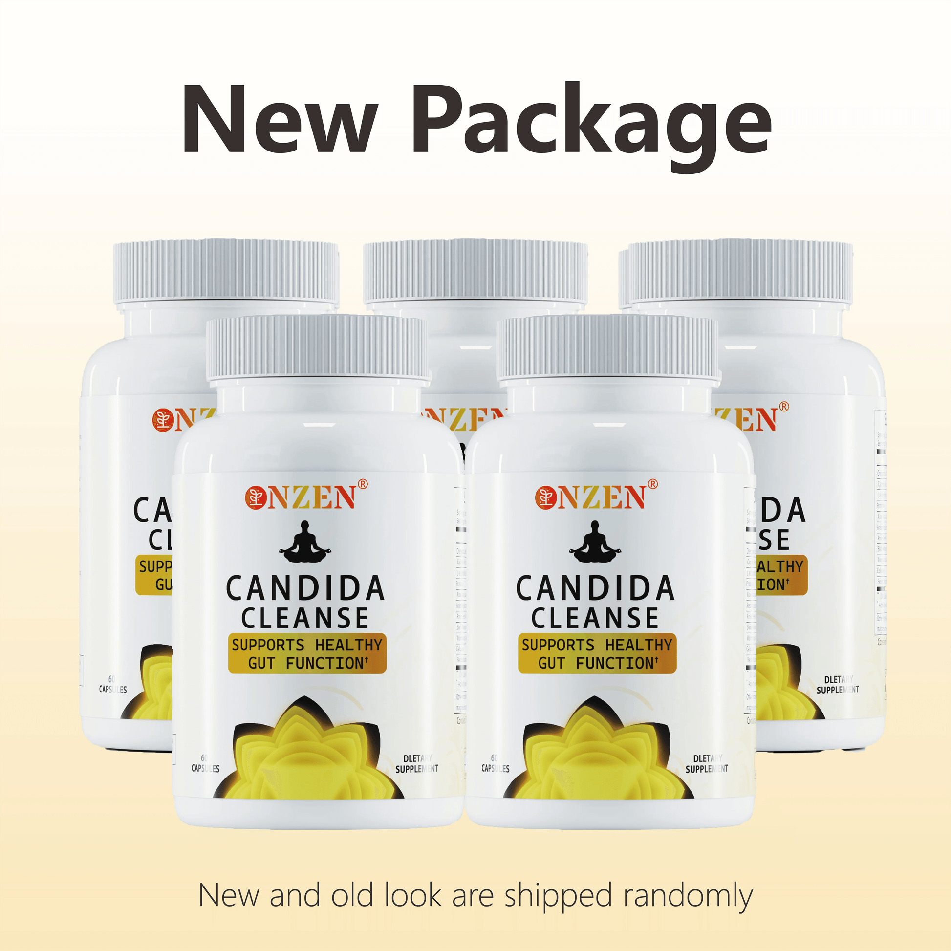 Candida Cleanse -Gut and ColonSupport -for Men & Women -AntiYeast Overgrowth -Oregano Leaf, Wormwood, Black Walnut, caprylic Ac