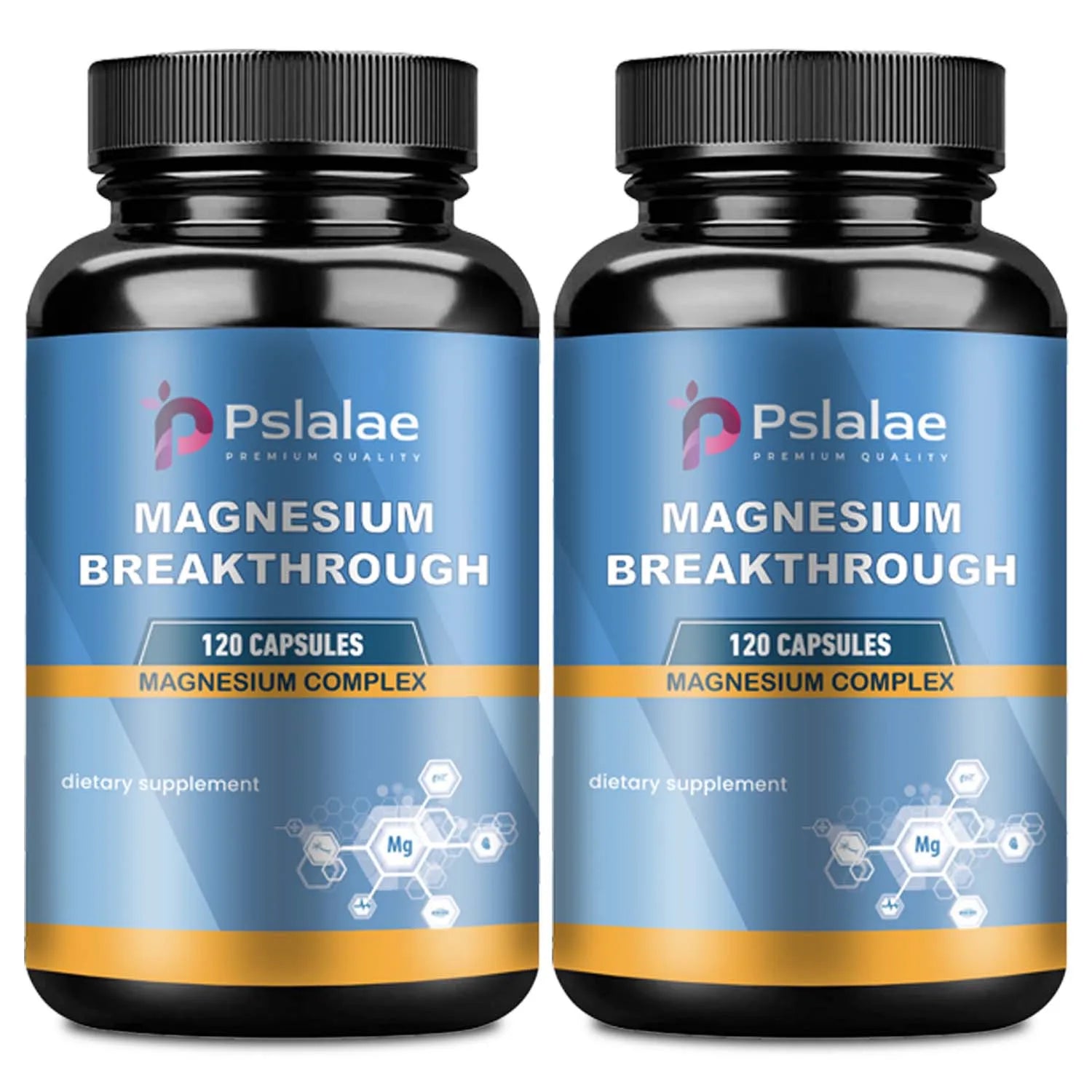 Magnesium Complexes Health Care Vitamins & Supplements 120 Capsules for Nerve Muscle Energy Support And Improved Sleep Quality Two - More favorable