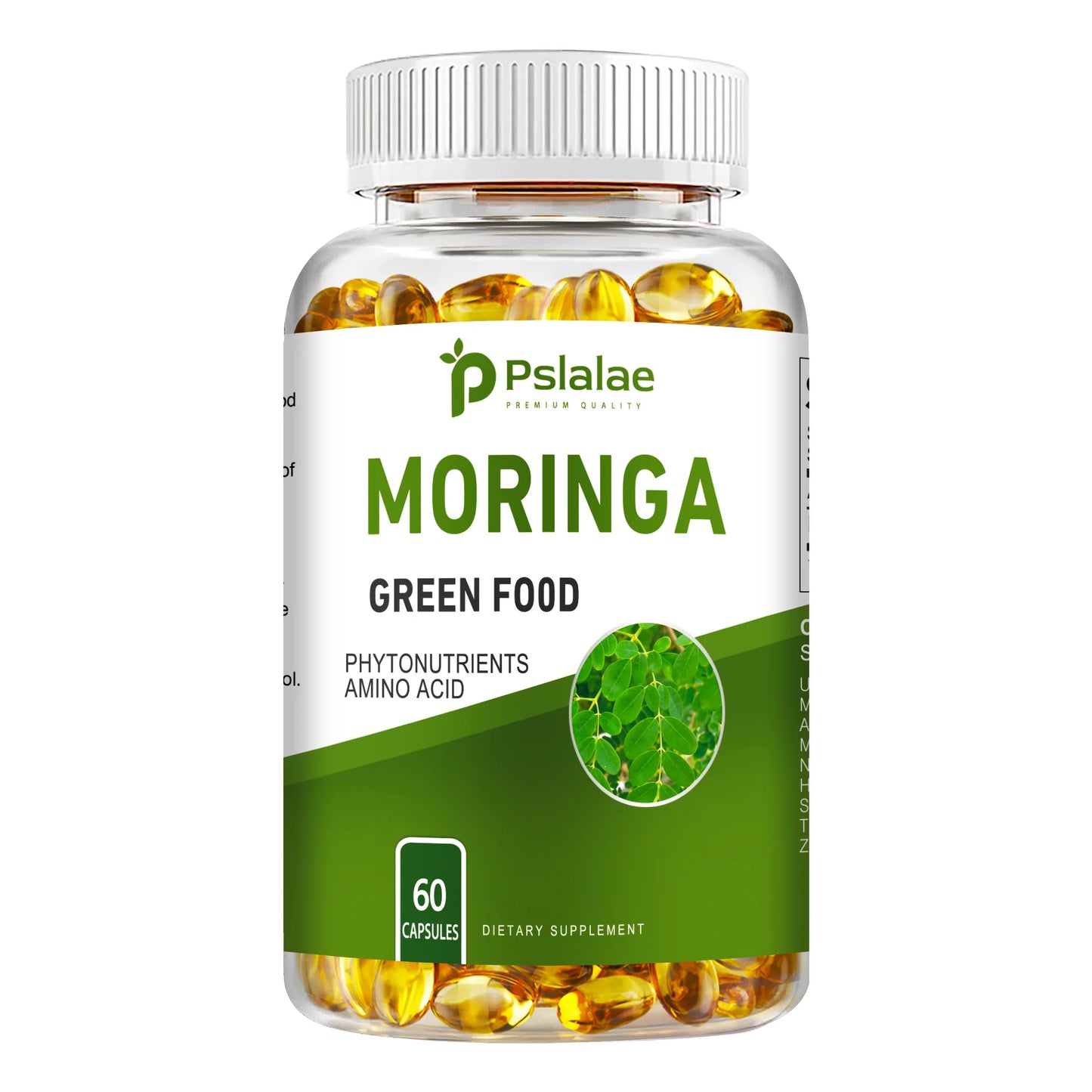Moringa Supplement Capsules 60 Count Promotes Bone Joint Immune Health Enhances Energy Endurance Concentration Plant Extracts One-Trial stage