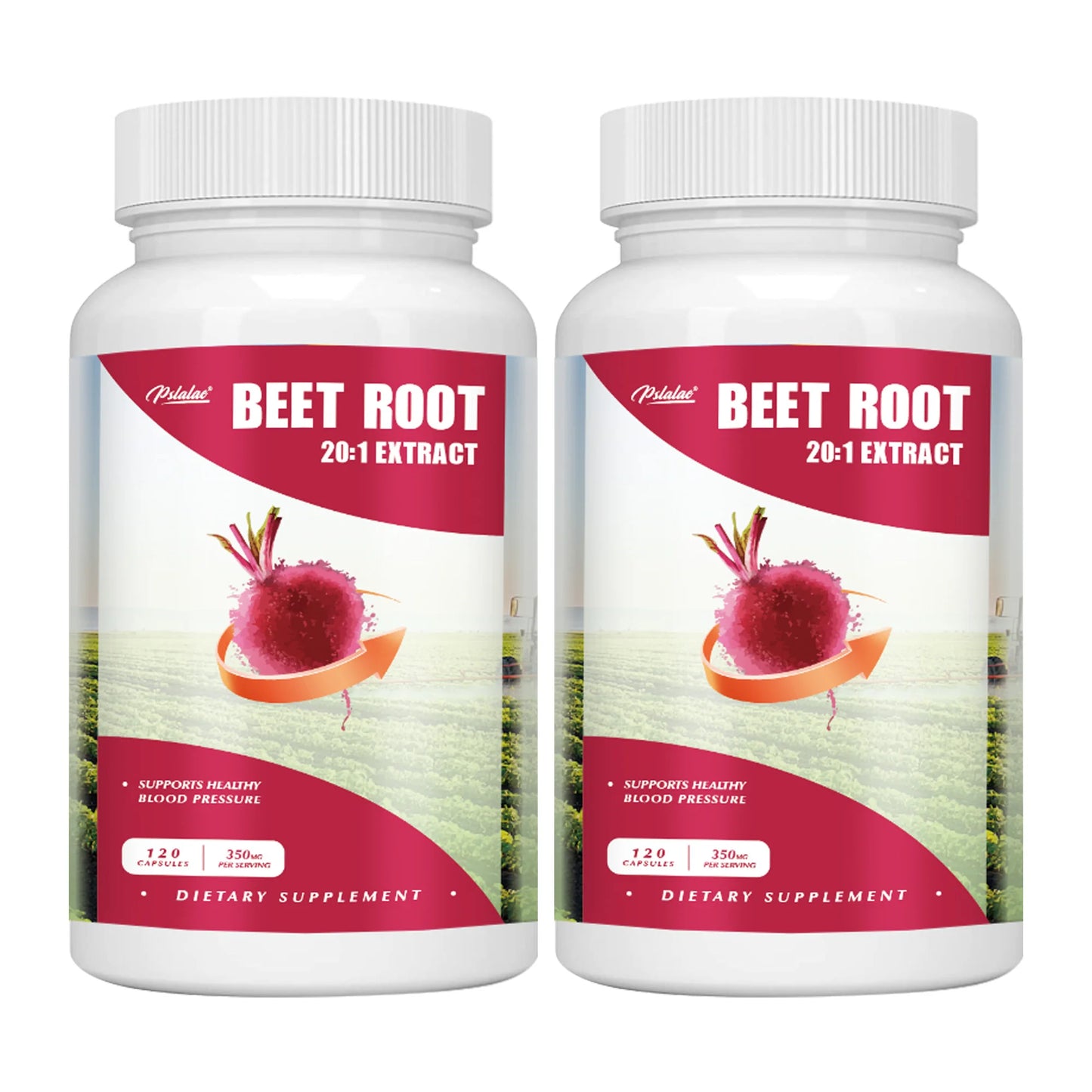 Beet Root Supplement 120 Capsules Supports Blood Pressure Athletic Performance Digestive Health Immune System Two-More favorable