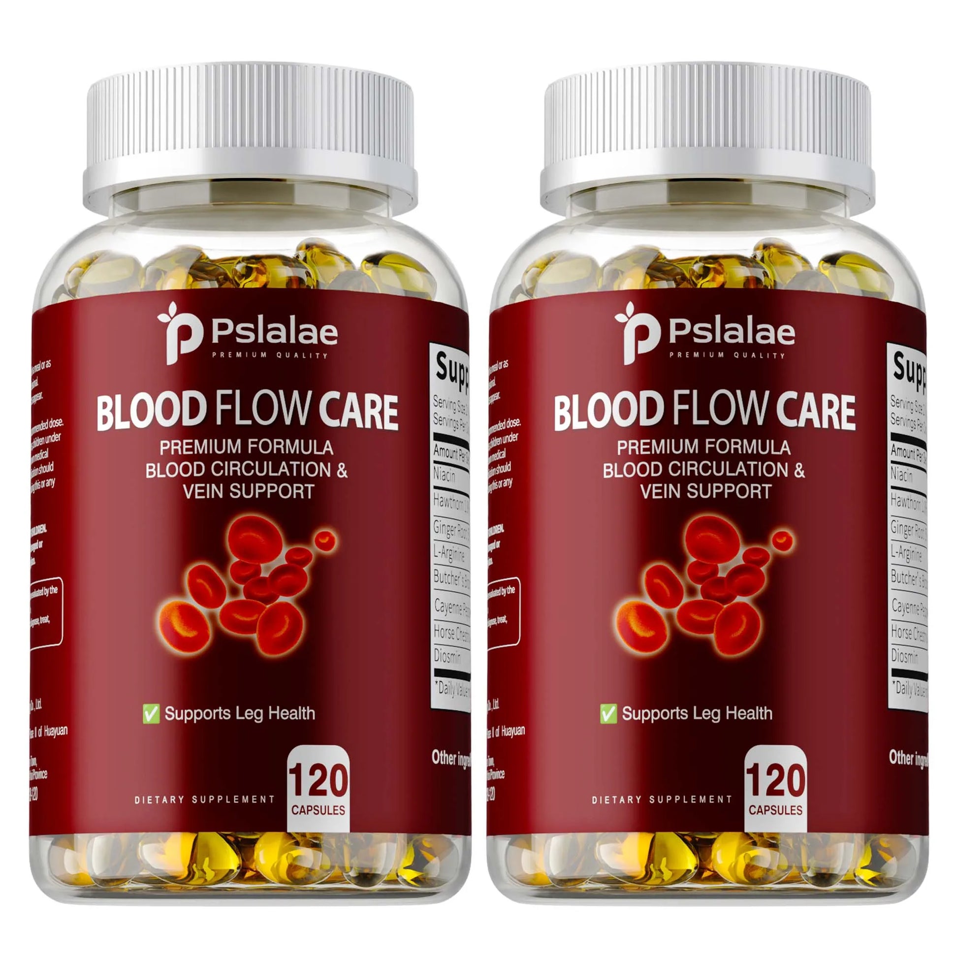 Blood Flow Care - Balance Blood Pressure, Support Heart, Cardiovascular Health, Promote Blood Circulation - 120 Capsules Two-More favorable United States