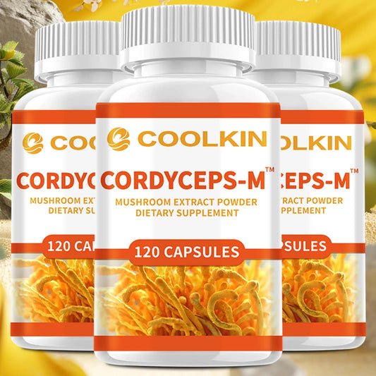 Cordyceps Supplements - Boosts Energy, Endurance and Stamina, Improves Memory and Concentration - 120 Capsules