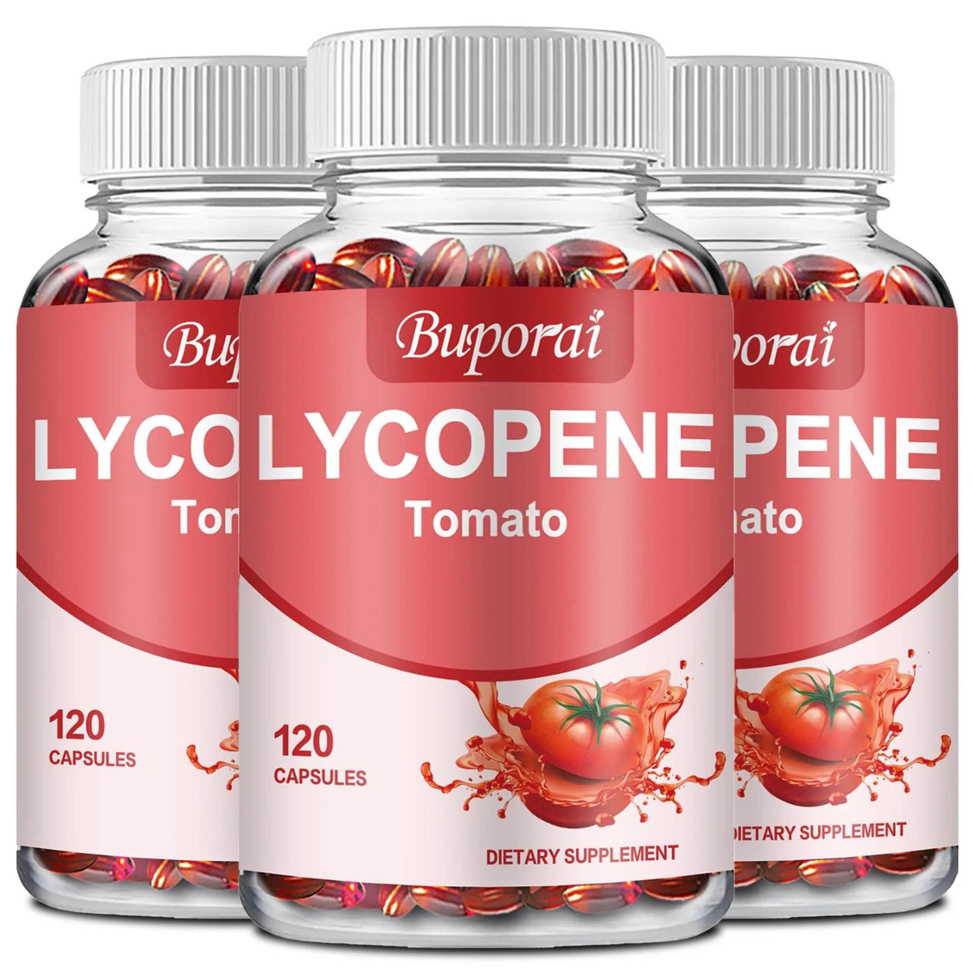 Lycopene - Antioxidant, Promotes Prostate, Heart, Vision Health, Immune Support - 120 Capsules Three - Best choice United States