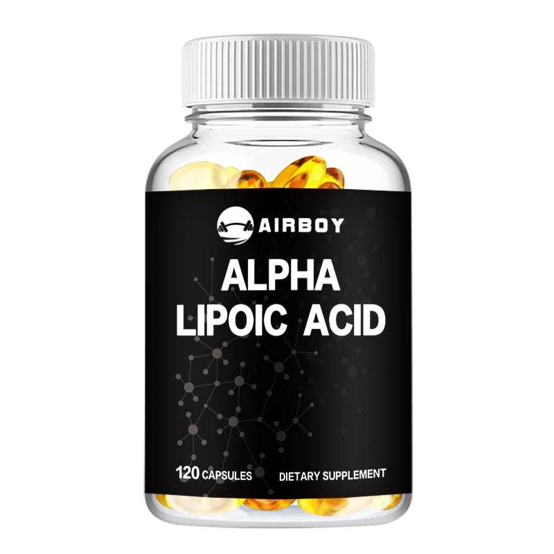 Alpha Lipoic Acid 600 Mg - Supports Antioxidant Health and Sugar Metabolism and Helps Relieve Nerve Pain - 120 Capsules 120 Capsules United States