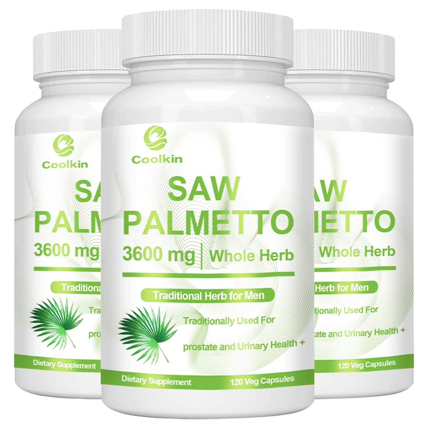 Saw Palmetto - Promotes Hair Growth and Urinary Support, Prostate Health, Prevents Hair Loss - 120 Capsules Three - Best choice United States