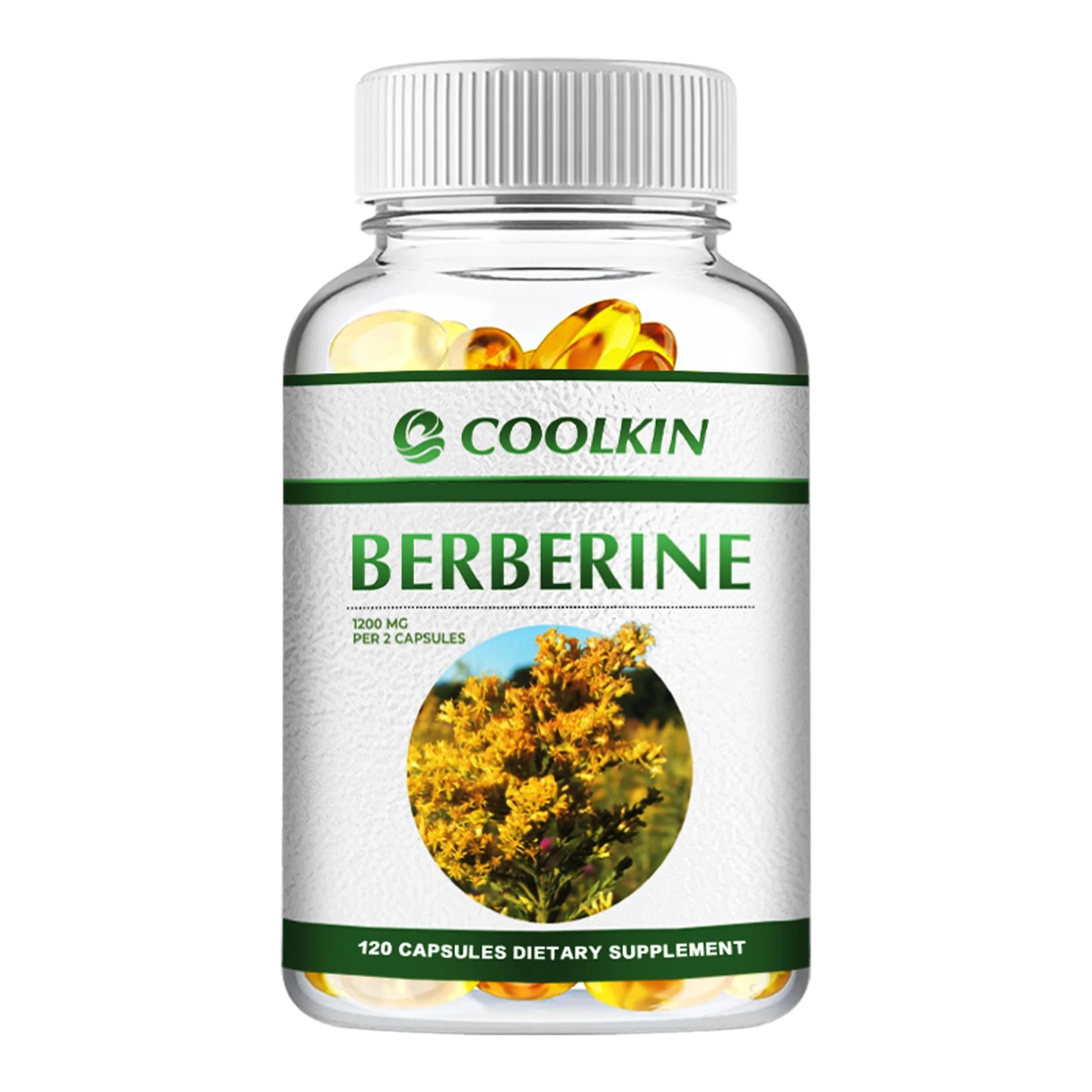 Premium Berberine Supplement - Supports Immune System, Cardiovascular Heart & Gastrointestinal Wellness - 120 Capsules 120 Capsules United States