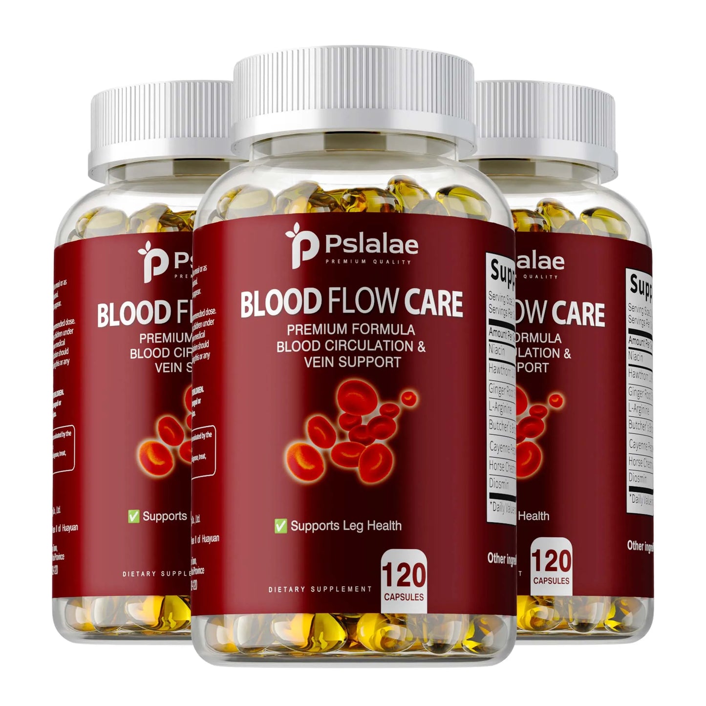 Blood Flow Care - Balance Blood Pressure, Support Heart, Cardiovascular Health, Promote Blood Circulation - 120 Capsules Three-Best choice United States