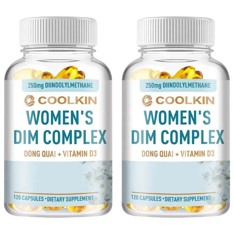 DIM Supplements for Women - Hormone Balance, Promotes Estrogen Metabolism, Menopausal Support, Antioxidant - 120 Capsules Two - More favorable United States